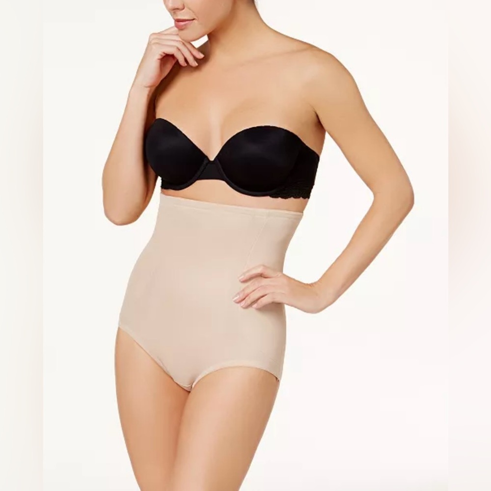 ⭐️Miraclesuit Shape Away® Extra Firm High-Waist Brief 2915 Size Large Warm Beige